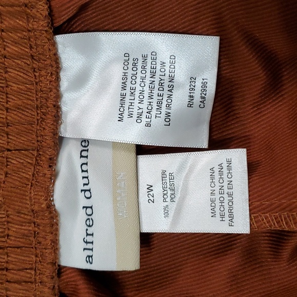 Alfred Dunner Women's Proportioned Short Wide Leg Pant, Size 24W, NWT - Picture 7 of 9